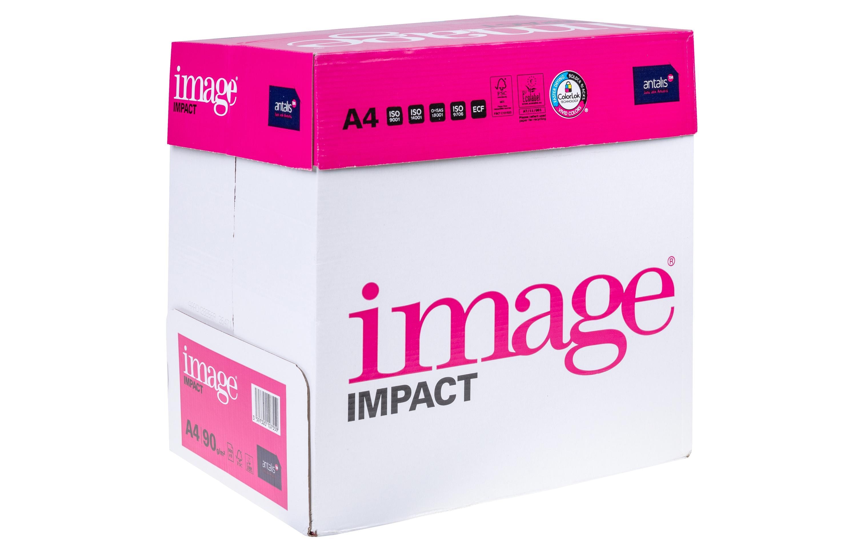 Image Kopierpapier Image Impact A4, 90 g/m², 1 Palette Image Kopierpapier Image Impact A4, 90 g/m², 1 Palette