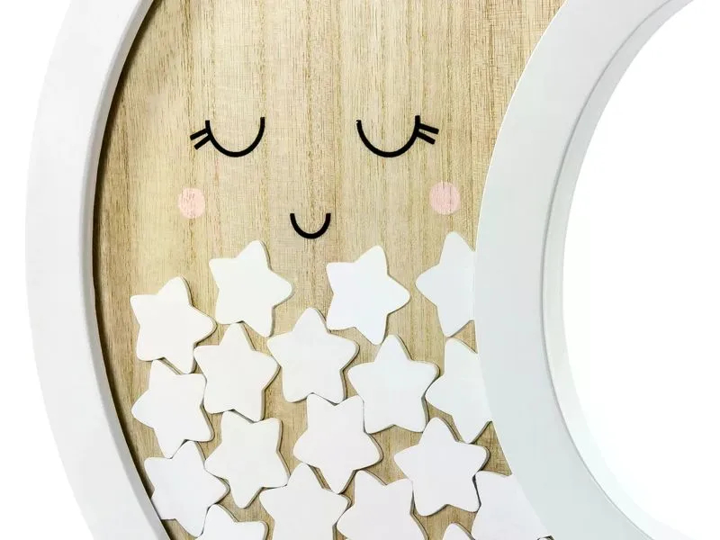 Partydeco Gästebuch Mond Weiss Partydeco Gästebuch Mond Weiss
