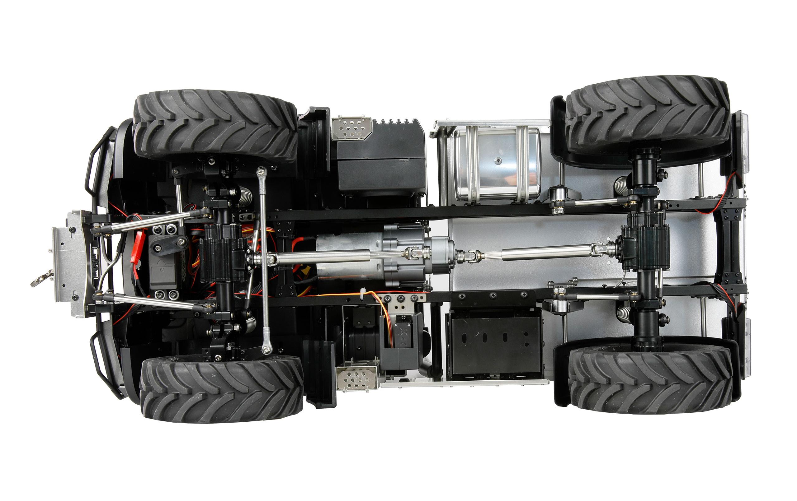 Amewi Mercedes-Benz Unimog Geräteträger 4WD Anthrazit 1:10, ARTR