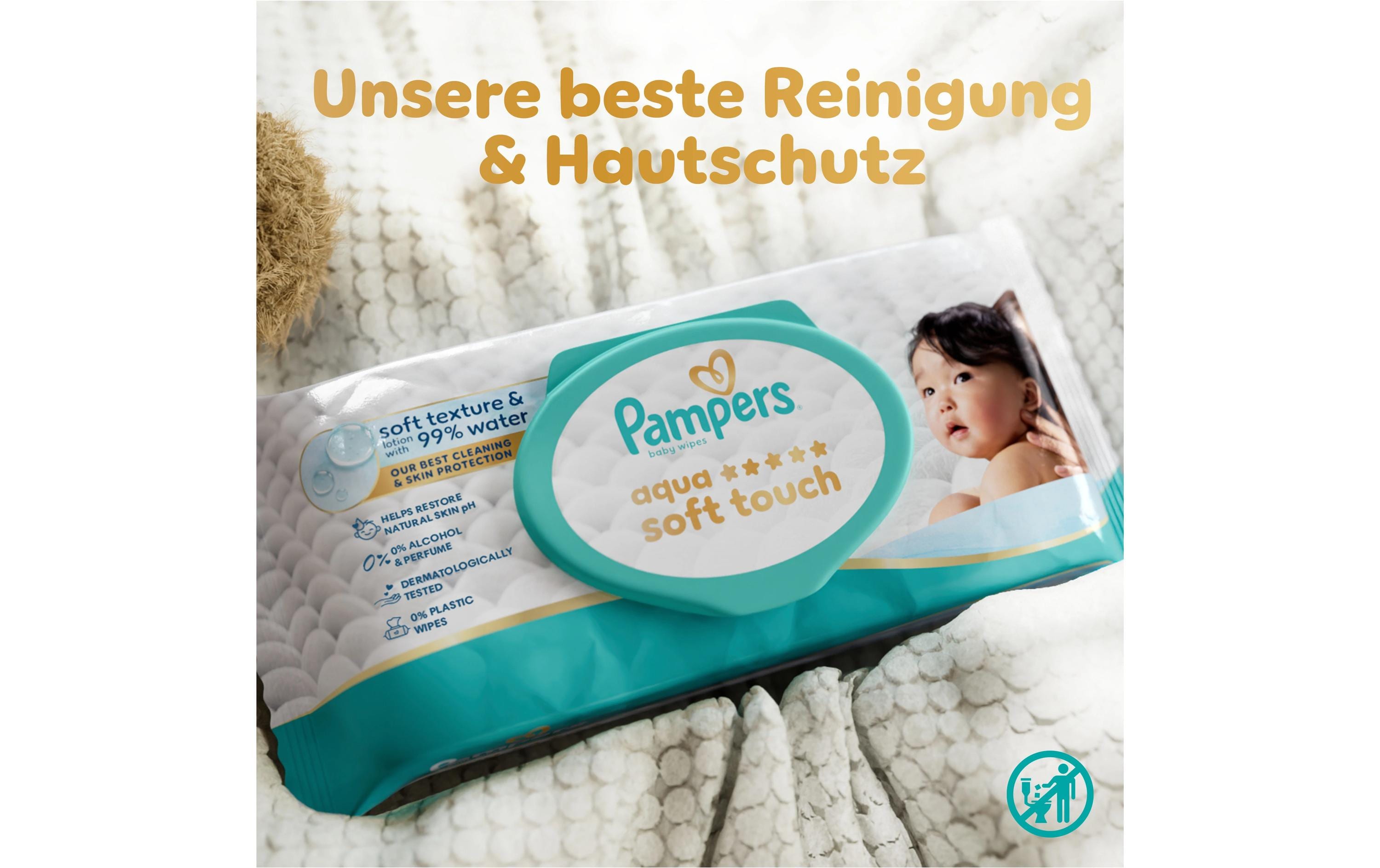 Pampers Feuchttücher Aqua Soft Touch