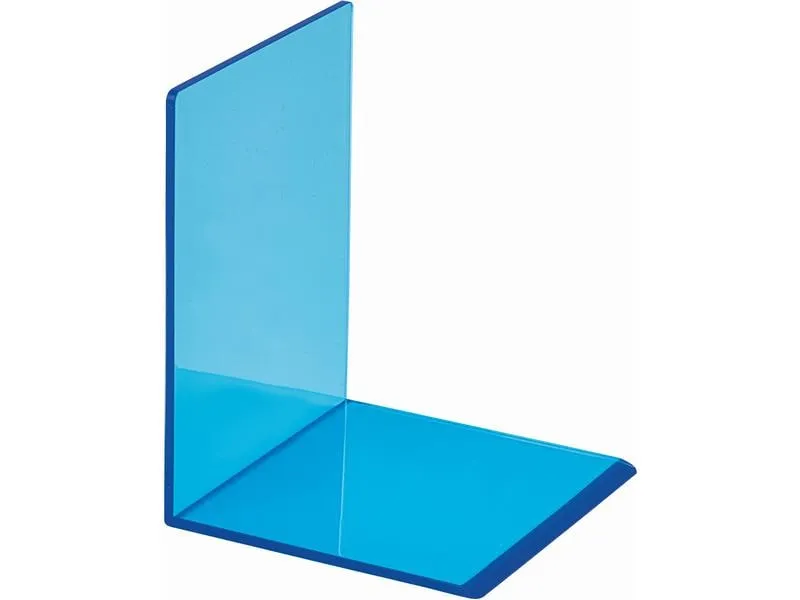 Maul Buchstütze aus Acryl Neon 10 x 10 x 13 cm, Blau, 2 Stk. Maul Buchstütze aus Acryl Neon 10 x 10 x 13 cm, Blau, 2 Stk.