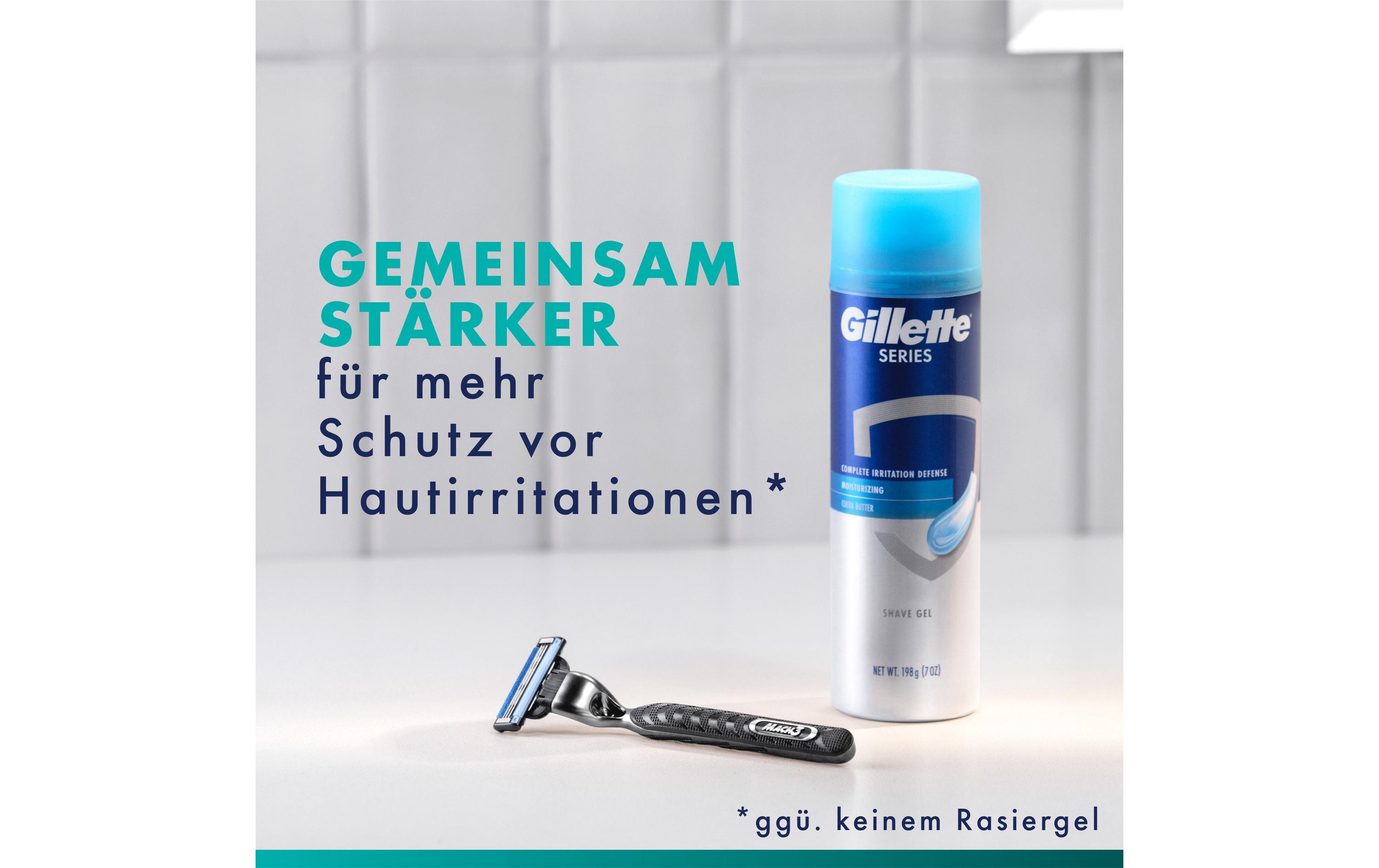 Gillette Herrenrasierer Gillette Mach3 Basis 12er + Handstück
