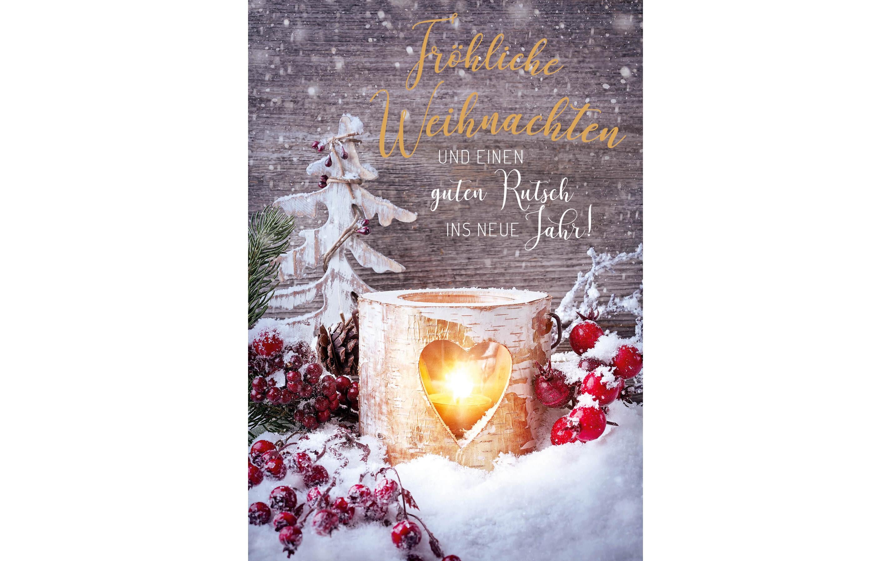 ABC Weihnachtskarten-Set A6, 5 Stück