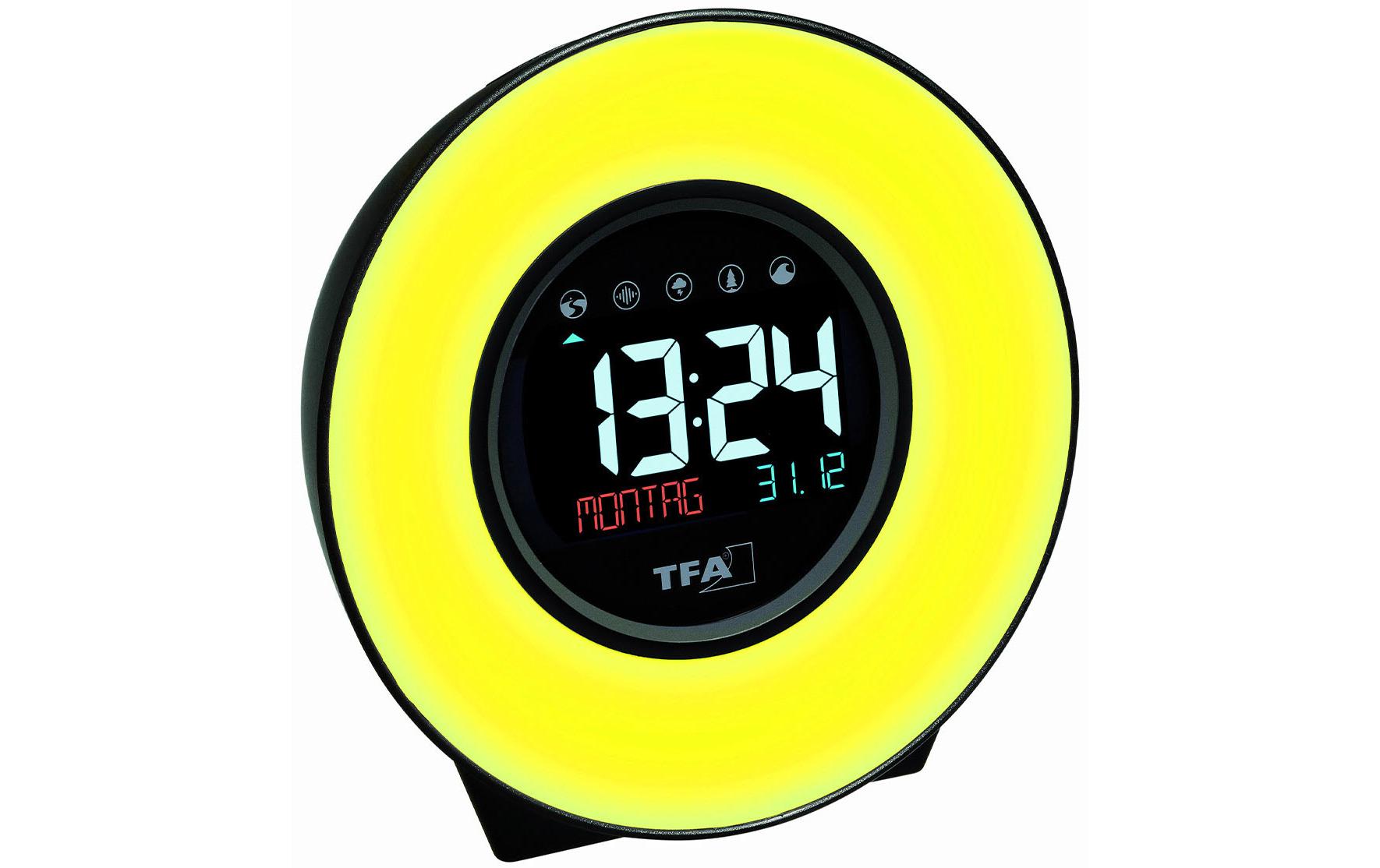 TFA Dostmann Wecker Moodlight mit Farbwechsel