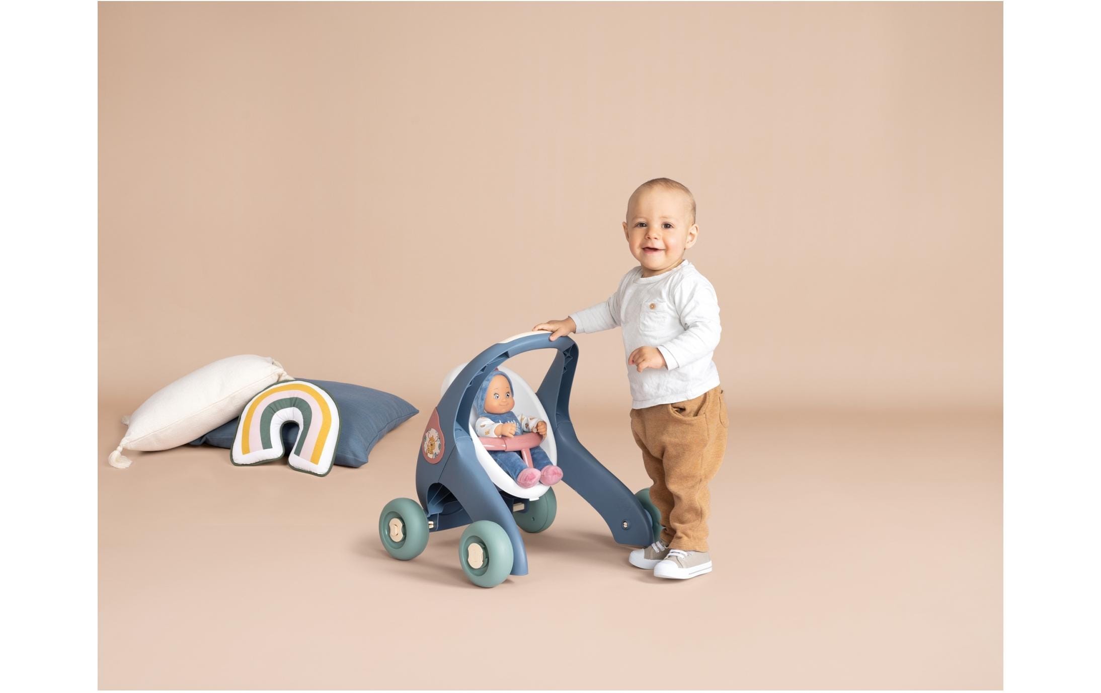Smoby Lauflernwagen mit Puppe