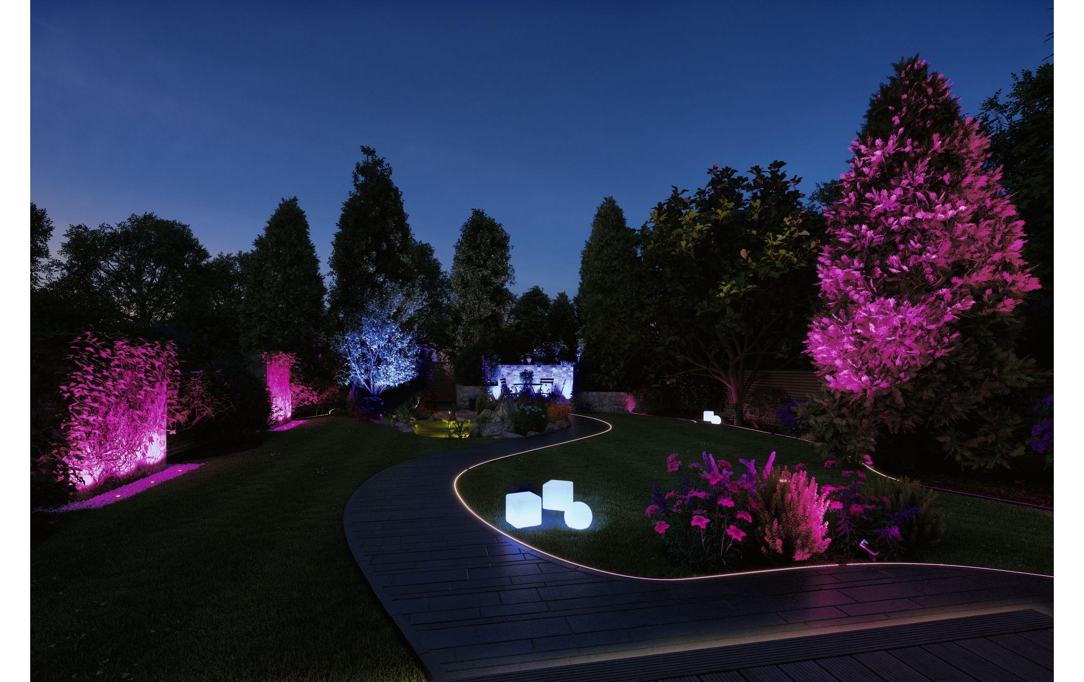 Paulmann Gartenleuchte Plug & Shine GLOBE RGBW, ZigBee
