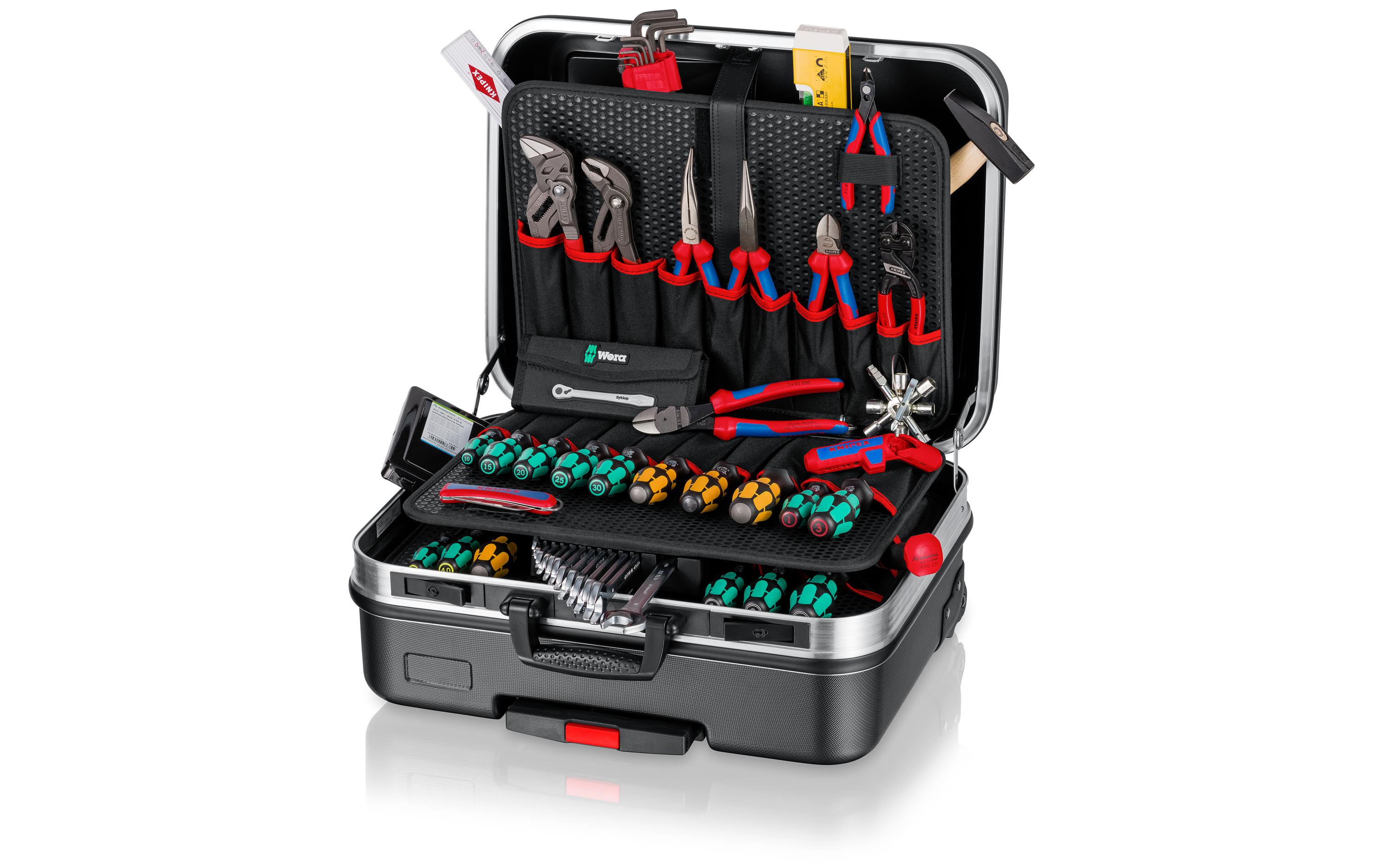 Knipex Werkzeugkoffer BIG Basic Move Mechanik, 90-teilig