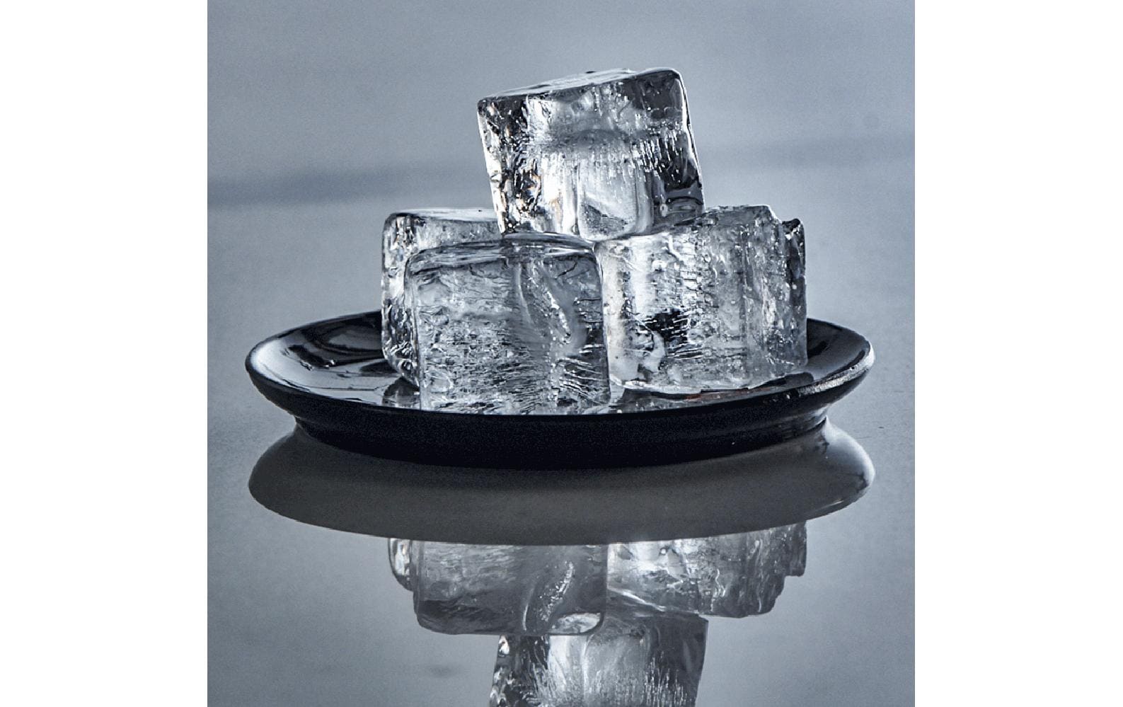 Lurch Eiswürfelform Würfel Schwarz / Transparent, 2 x 2 cm