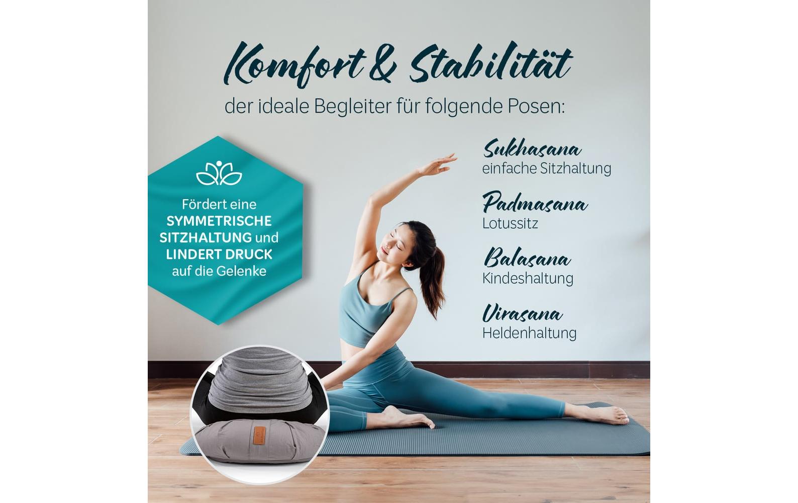 DoYourYoga Yogabolster Ganesh Halbmond