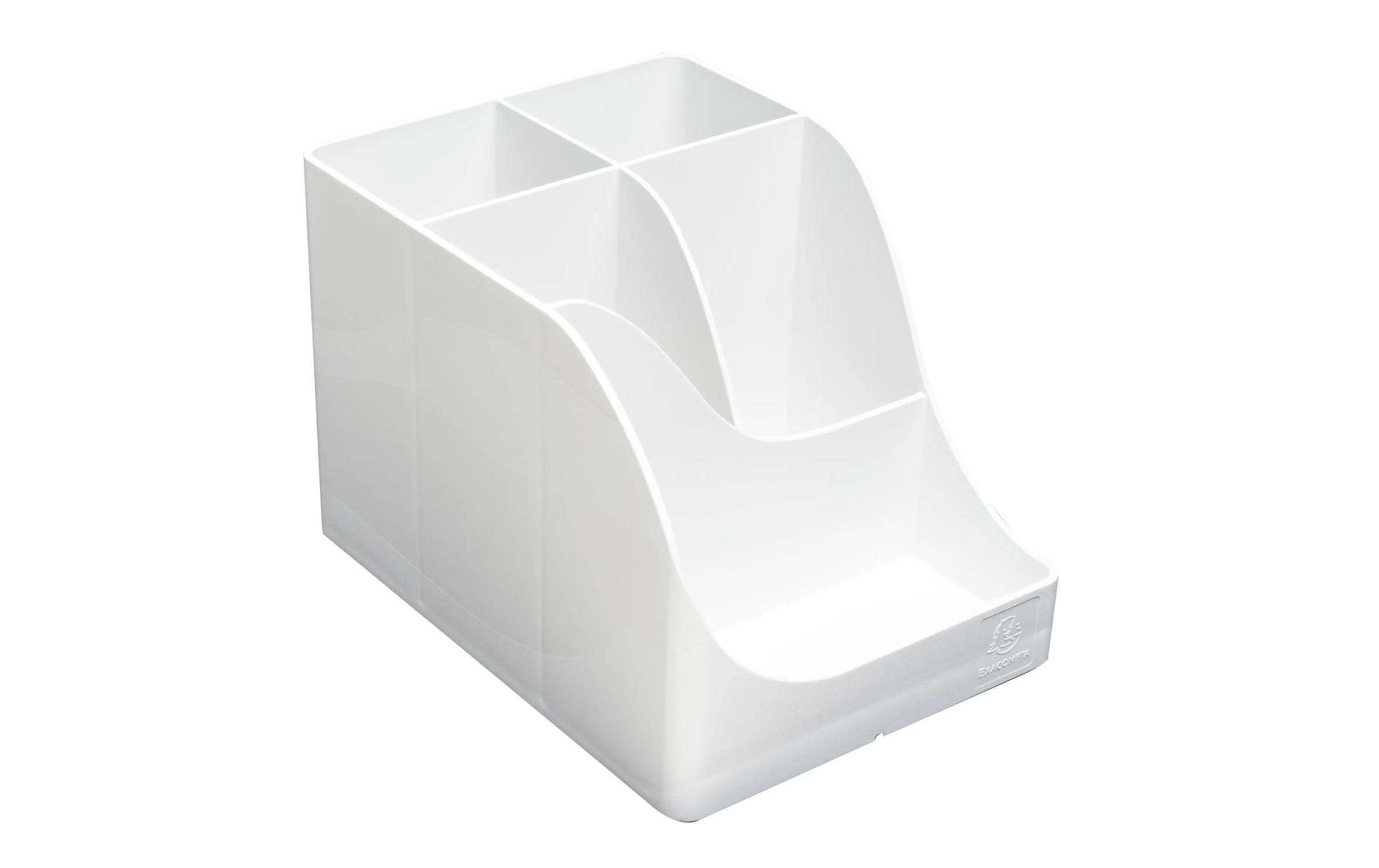 Exacompta Stiftehalter Pen Wave AutentiK, 5 Fächer, Weiss