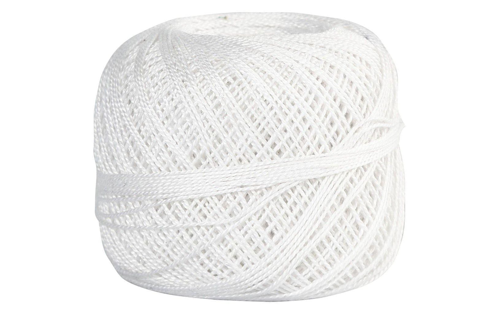 Creativ Company Näh- und Stickgarn Weiss, 20 g