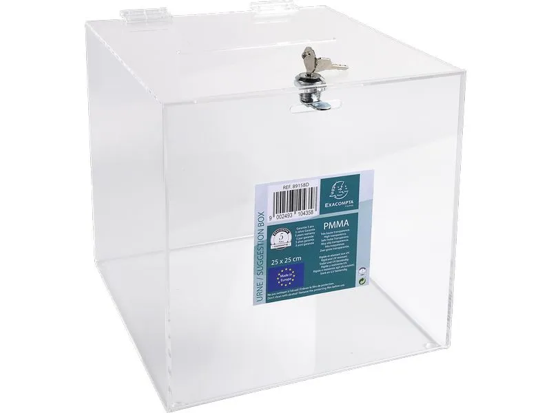 Exacompta Einwurf-Box transparent Kein Exacompta Einwurf-Box transparent Kein