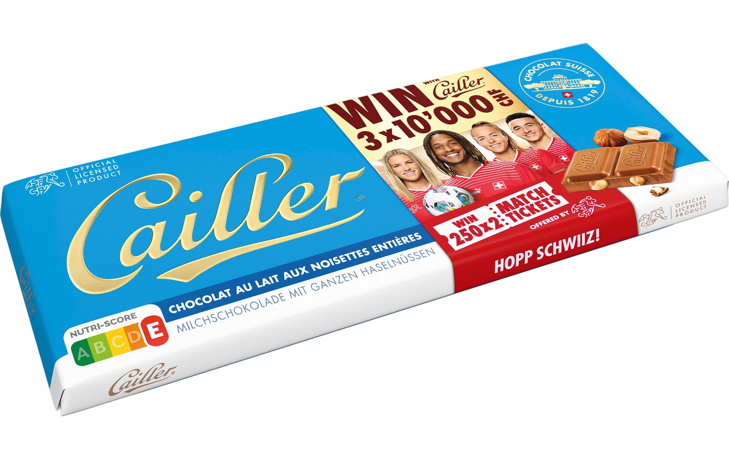 Cailler Tafelschokolade Mix 5 x 100 g