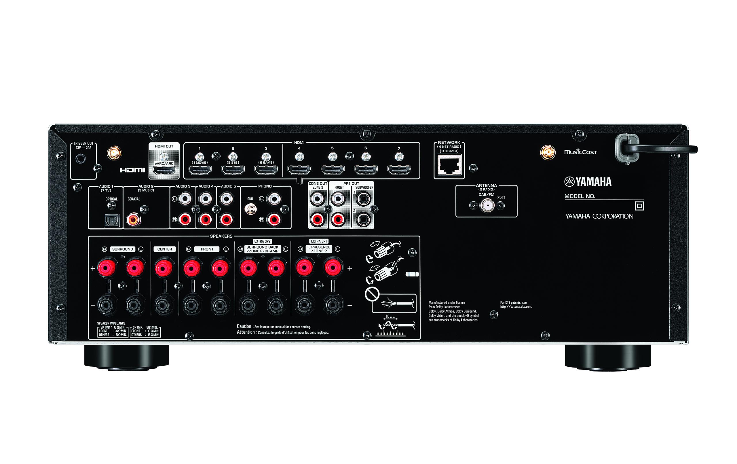 Yamaha AV-Receiver RX-V6A Schwarz