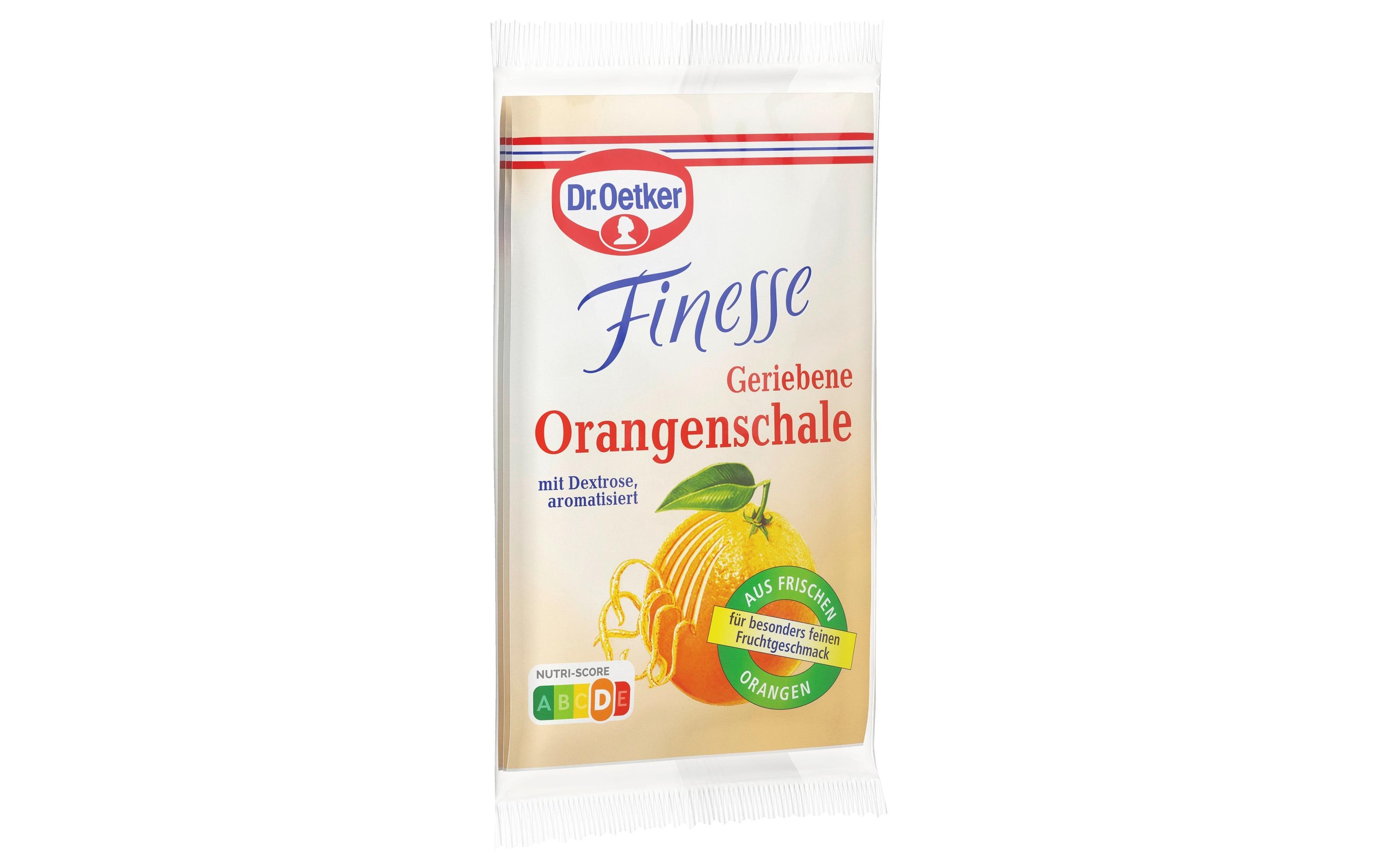 Dr.Oetker Finesse Geriebene Orangenschale 3 x 18 g