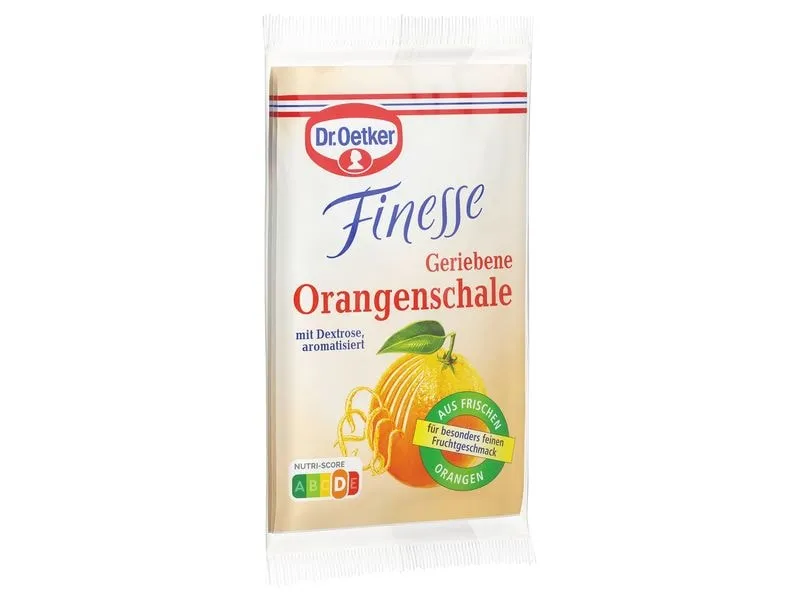 Dr.Oetker Finesse Geriebene Orangenschale 3 x 18 g