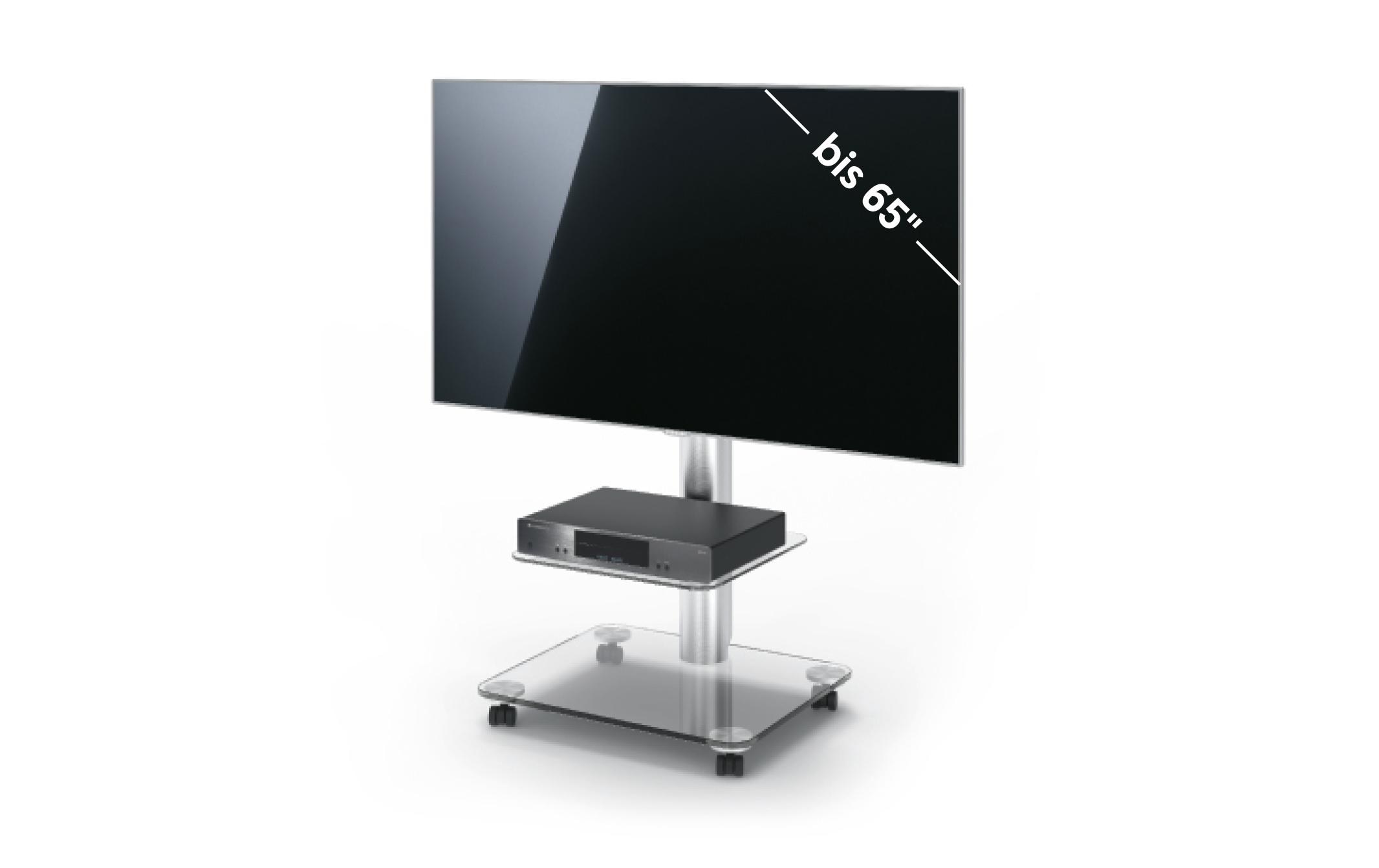 Spectral TV-Möbel QX1011-KG Grau/Silber