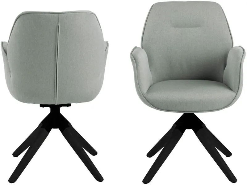 AC Design Stuhl Aura Hellgrau/Schwarz AC Design Stuhl Aura Hellgrau/Schwarz