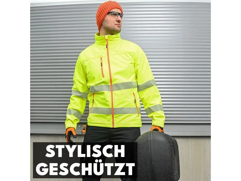 ACE ACE Neon Lite Softshell Warnjacke XXL ACE ACE Neon Lite Softshell Warnjacke XXL