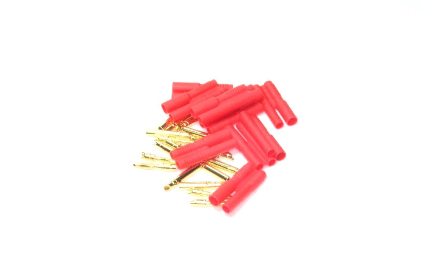 EP Stecker 2 mm Gold mit Gehäuse 10 Stück EP Stecker 2 mm Gold mit Gehäuse 10 Stück