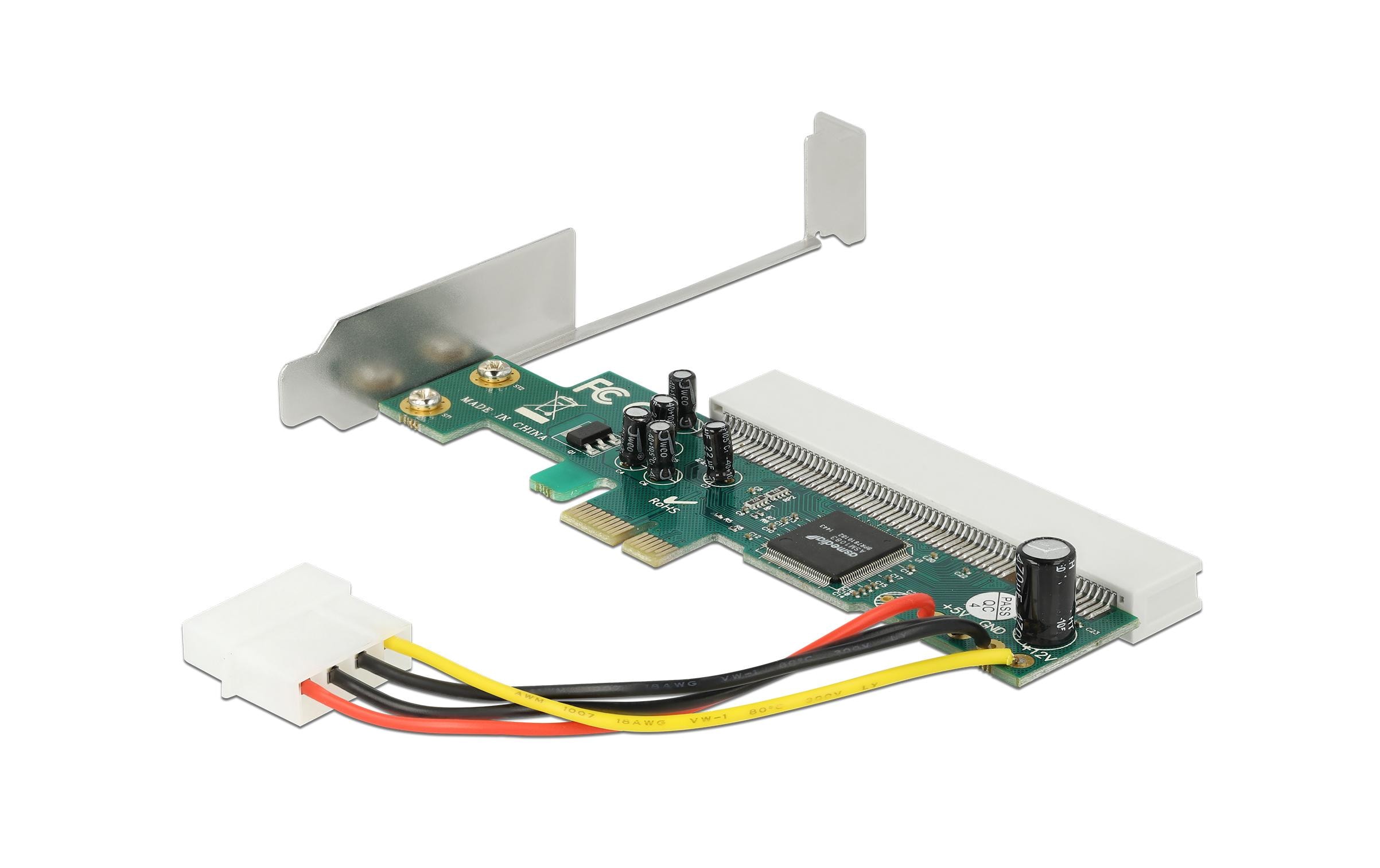 Delock PCI-E Riser Karte x1 zu 1 x PCI 32 Bit 5 V Slot Delock PCI-E Riser Karte x1 zu 1 x PCI 32 Bit 5 V Slot