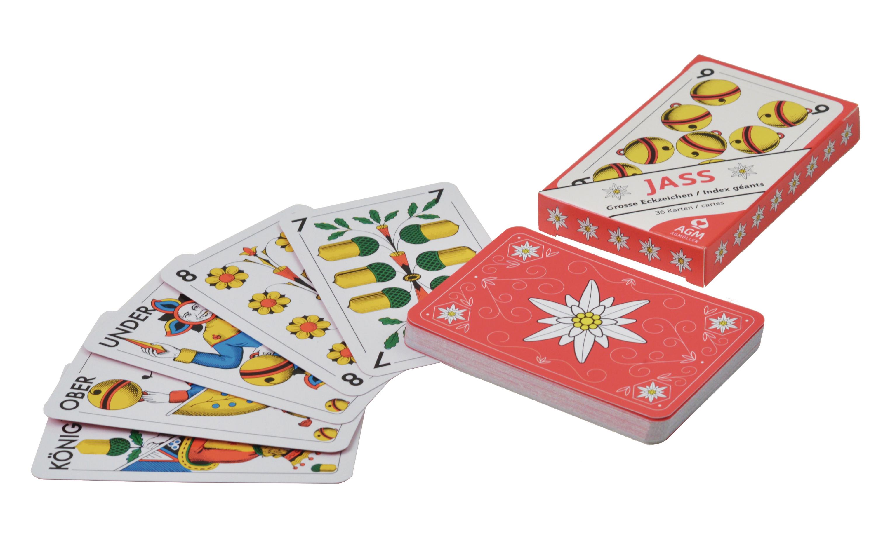AGM Jass Edelweiss grosse Eckzeichen