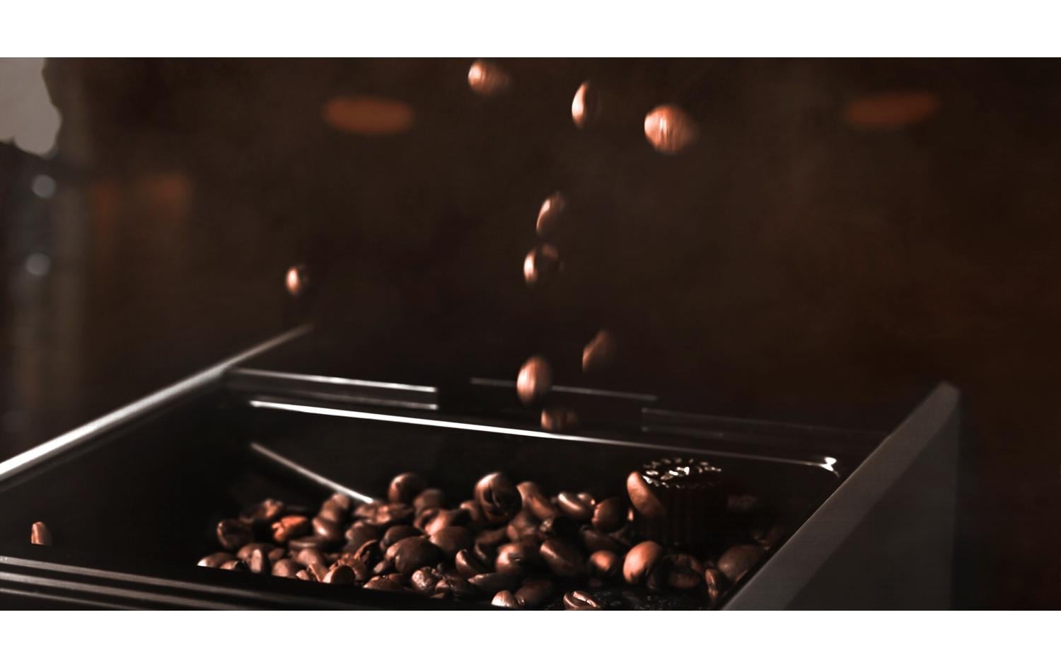 Trisa Siebträgermaschine Crema One Touch Schwarz/Silber