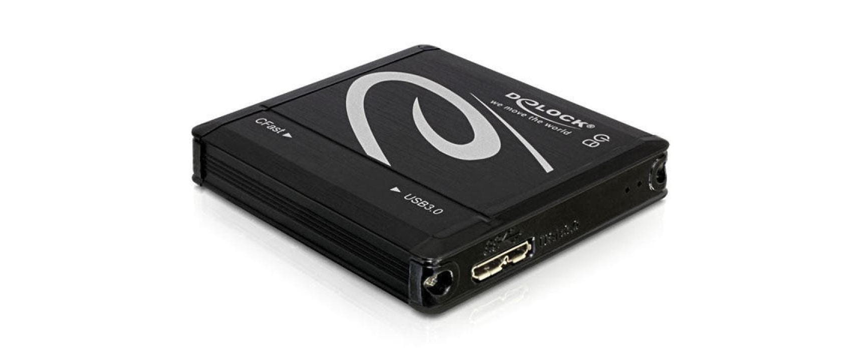 Delock Card Reader Extern USB 3.0 für CFast 2.0 Karten Delock Card Reader Extern USB 3.0 für CFast 2.0 Karten