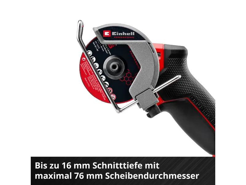 Einhell Akku-Trennschleifer TP-CO 18/76-C Li BL (1 x 4.0Ah SK) Einhell Akku-Trennschleifer TP-CO 18/76-C Li BL (1 x 4.0Ah SK)