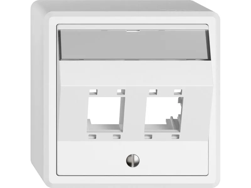 Feller EDIZIOliv AP-Netzwerkdose 2 x RJ45
