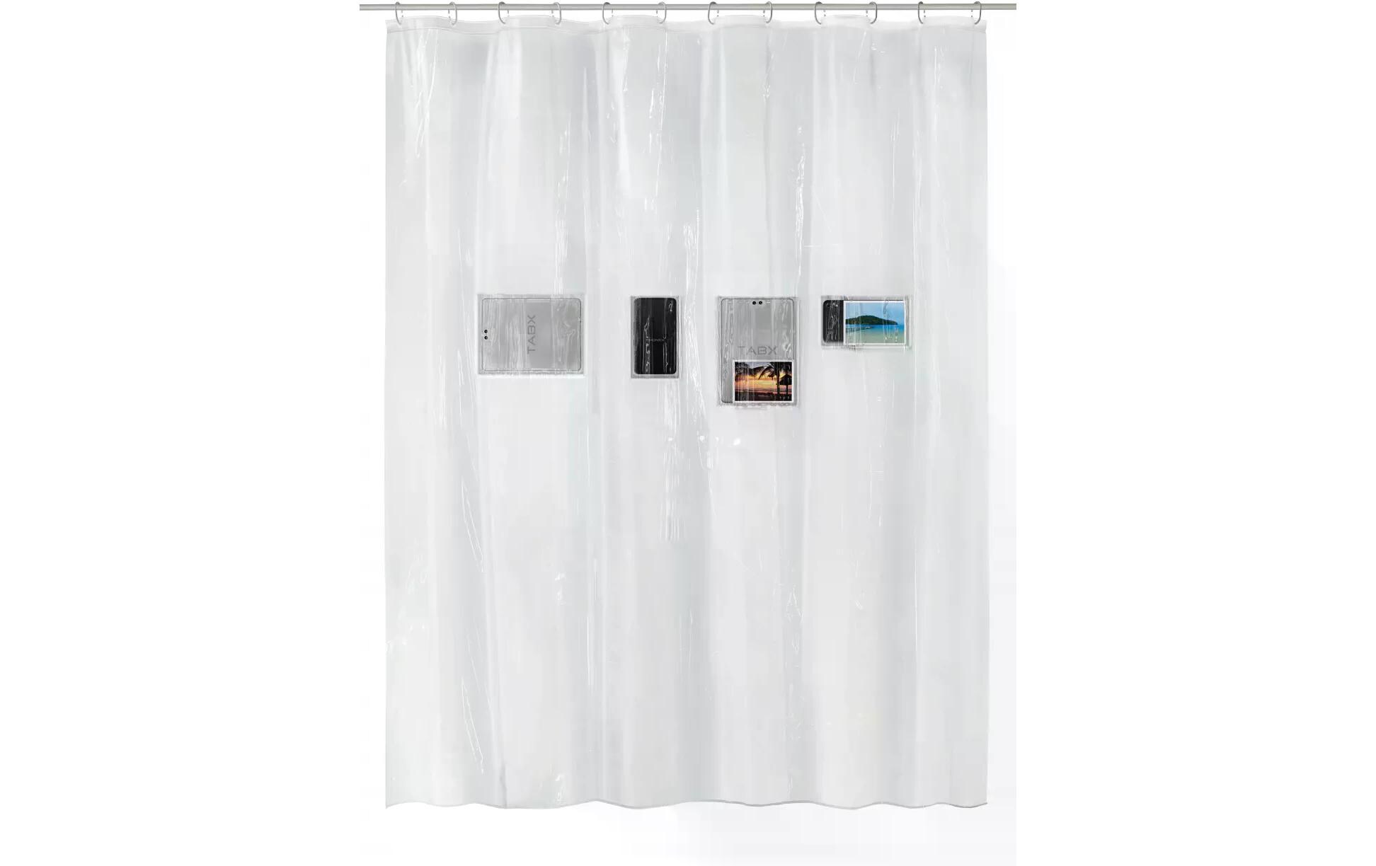 Kleine Wolke Duschvorhang Pocket 180 x 200 cm, Transparent