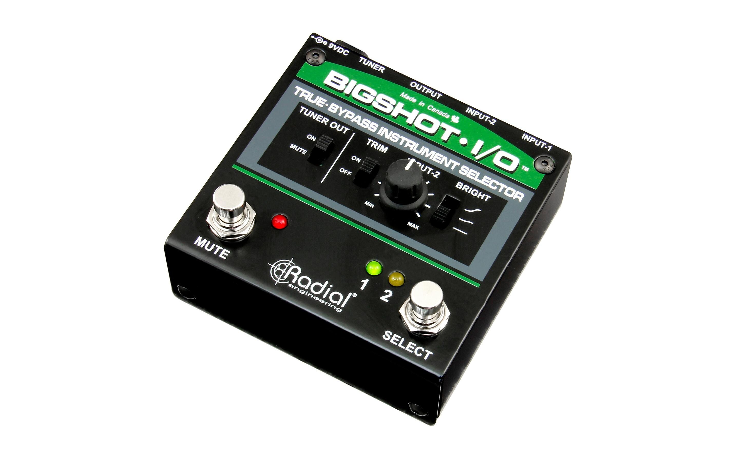 Radial BigShot i/o Instrumentenumschalter True Bypass A/B Pedal