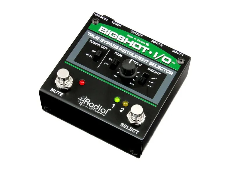 Radial BigShot i/o Instrumentenumschalter True Bypass A/B Pedal Radial BigShot i/o Instrumentenumschalter True Bypass A/B Pedal