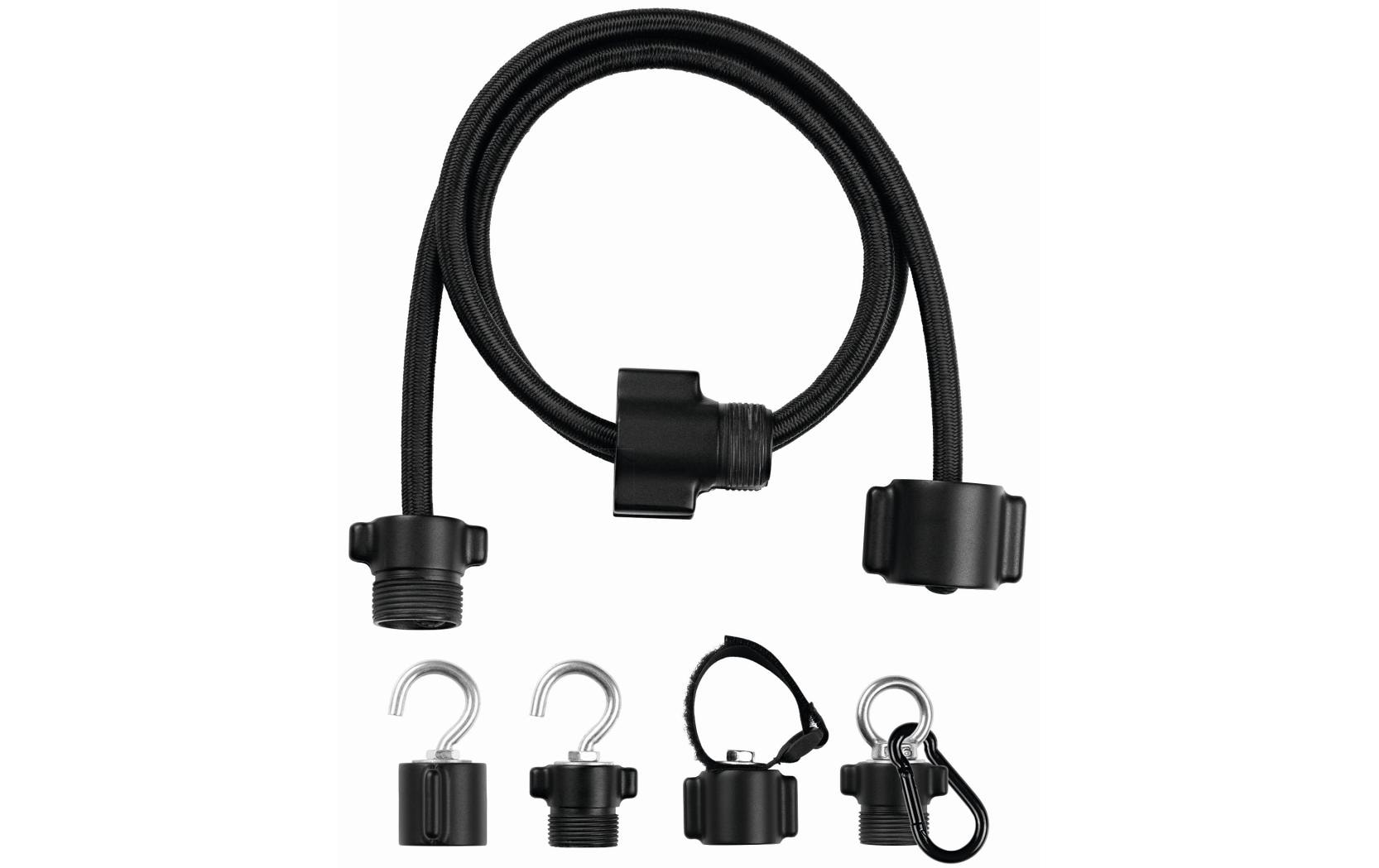 Modulfix Gummi-Spannseilset Modulfix, 100 cm, Schwarz Modulfix Gummi-Spannseilset Modulfix, 100 cm, Schwarz