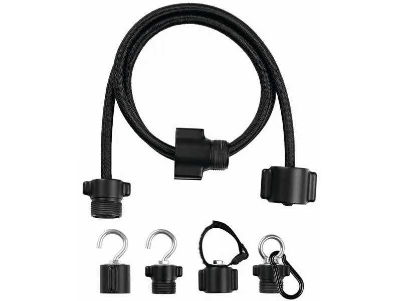 Modulfix Gummi-Spannseilset Modulfix, 100 cm, Schwarz Modulfix Gummi-Spannseilset Modulfix, 100 cm, Schwarz