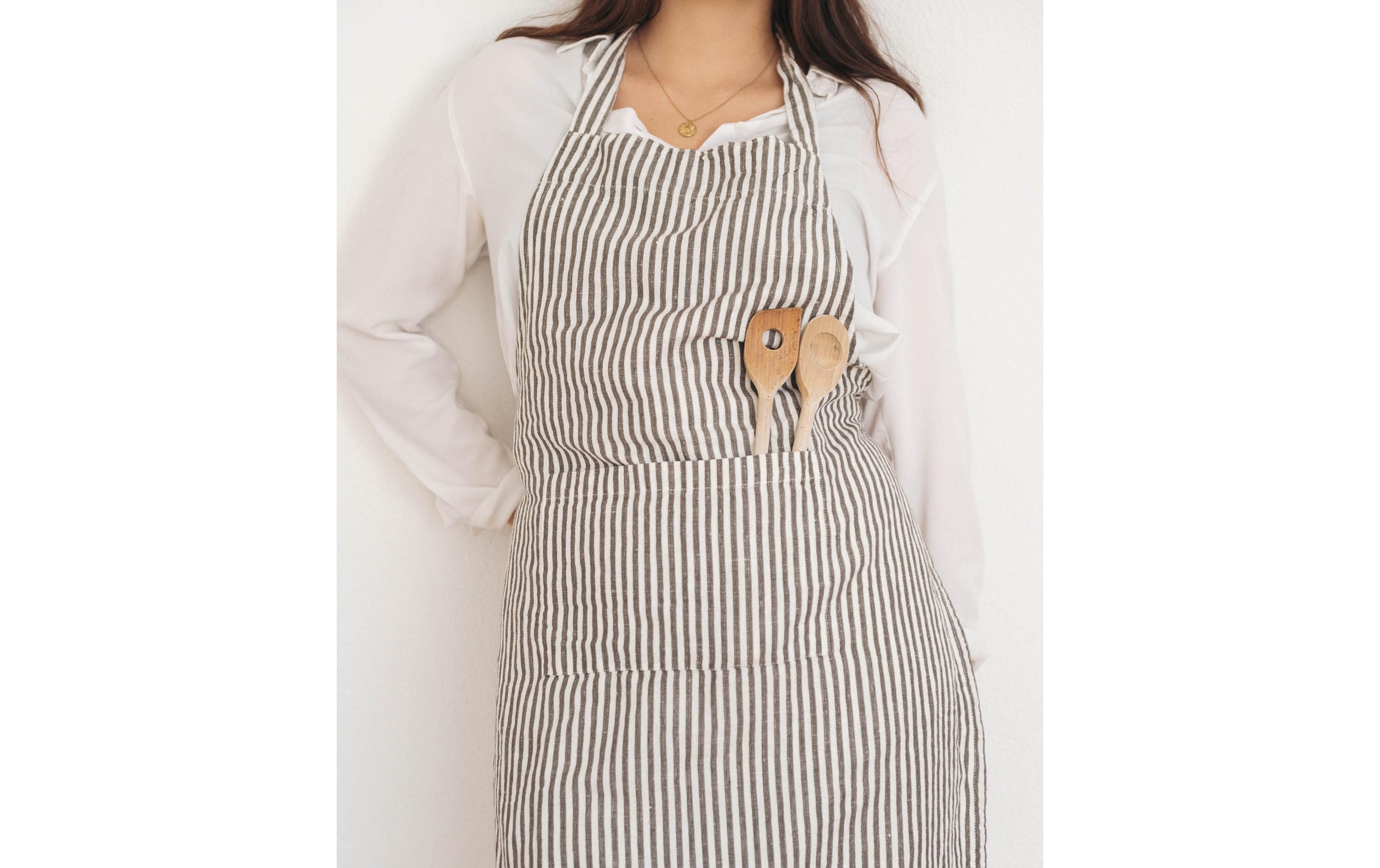 Esmée Kochschürze Louis Beige/Grau