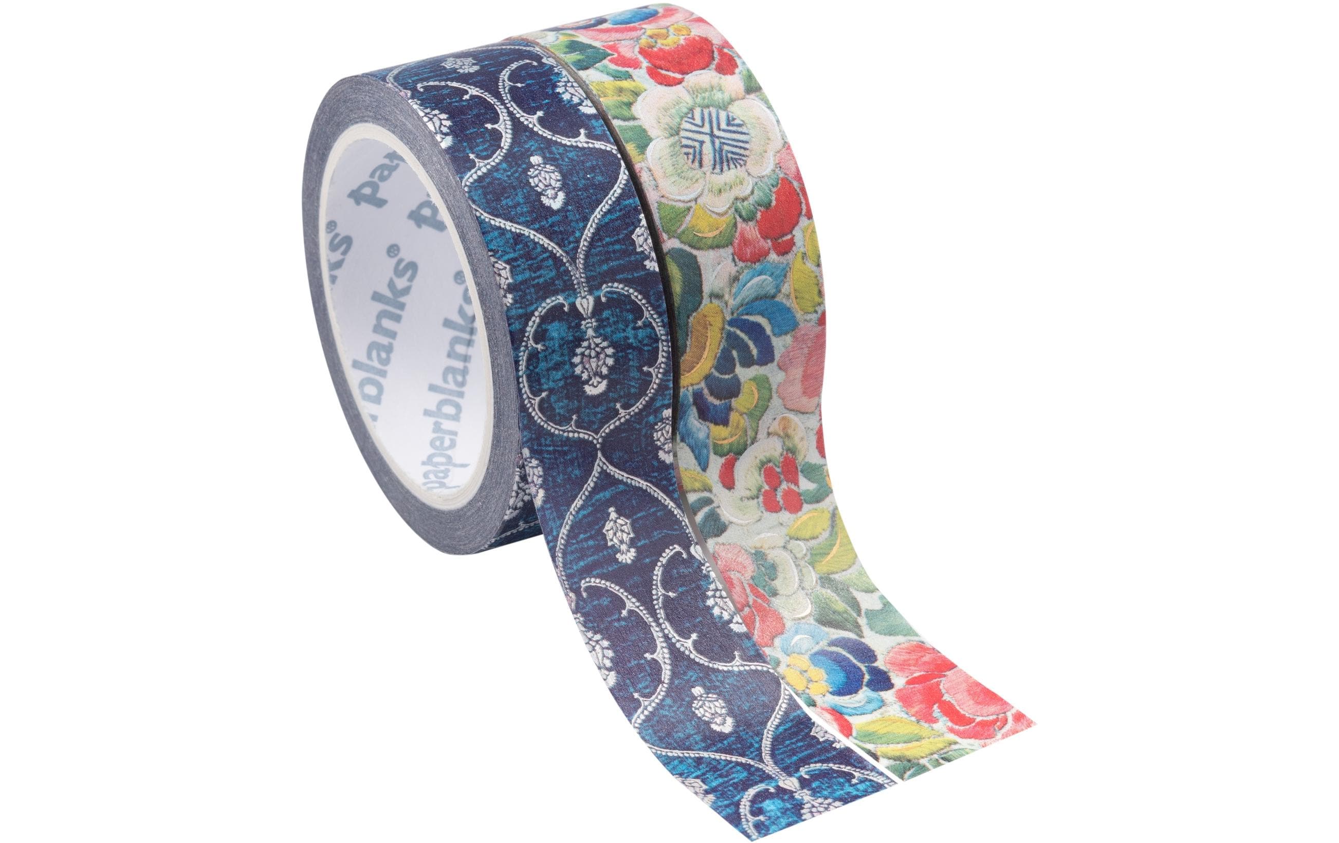 Paperblanks Deko-Klebeband Washi Tape 2 Stk. Samtblau/Birnengarten Paperblanks Deko-Klebeband Washi Tape 2 Stk. Samtblau/Birnengarten