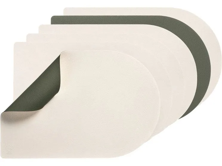 Björn Wendbares Tischset «arcus» 30 cm x 44.5 cm, Grün/Crème Björn Wendbares Tischset «arcus» 30 cm x 44.5 cm, Grün/Crème