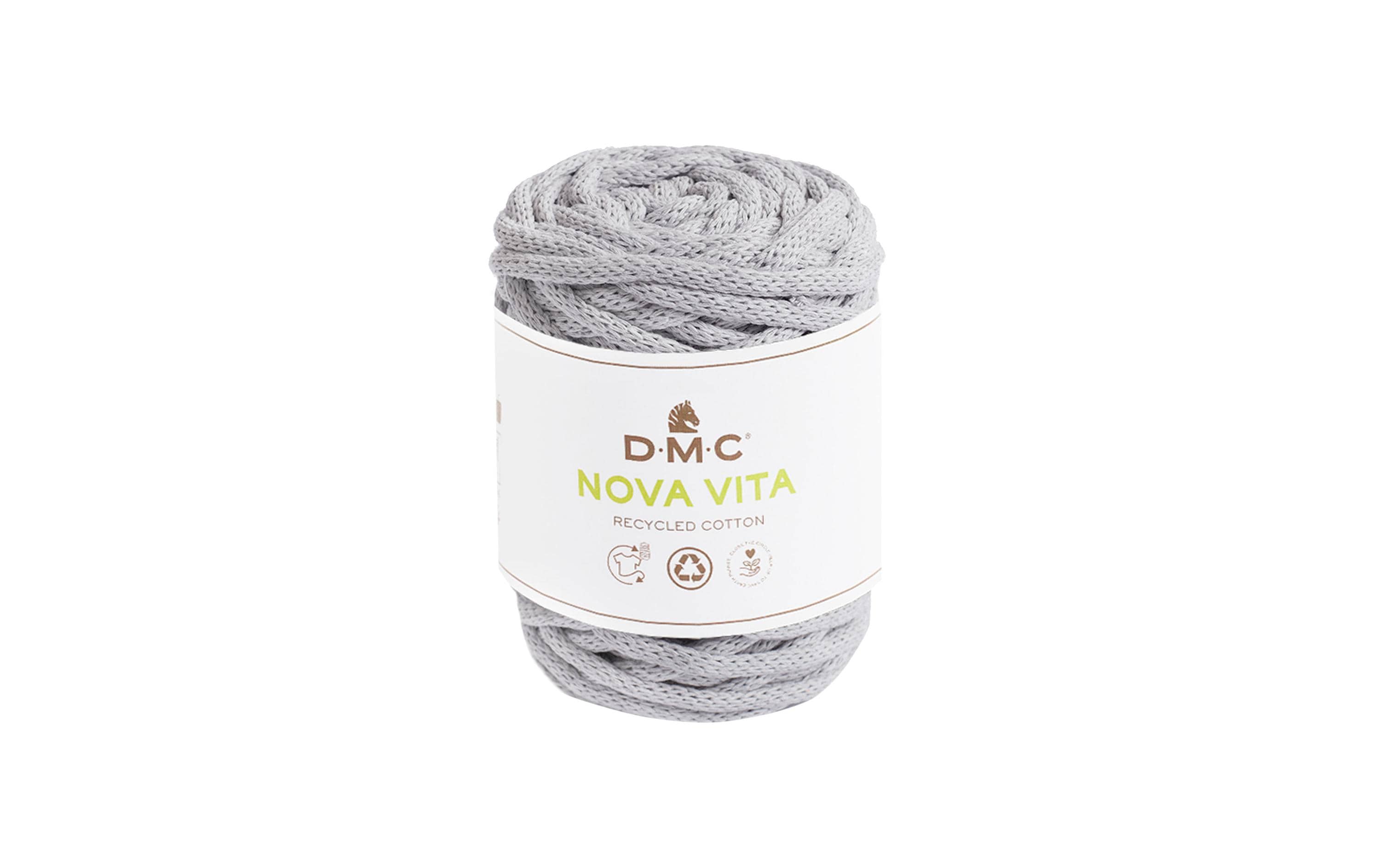 DMC Wolle Nova Vita Makramee Cord 250 g Hellgrau