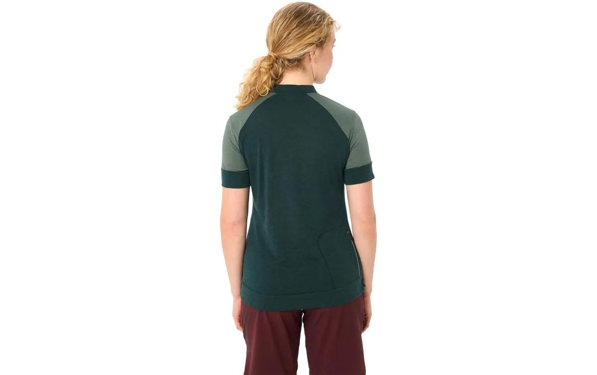 VAUDE Damen T-Shirt Wo Altissimo Q-Zip deep pond Grün, Grösse 44 VAUDE Damen T-Shirt Wo Altissimo Q-Zip deep pond Grün, Grösse 44