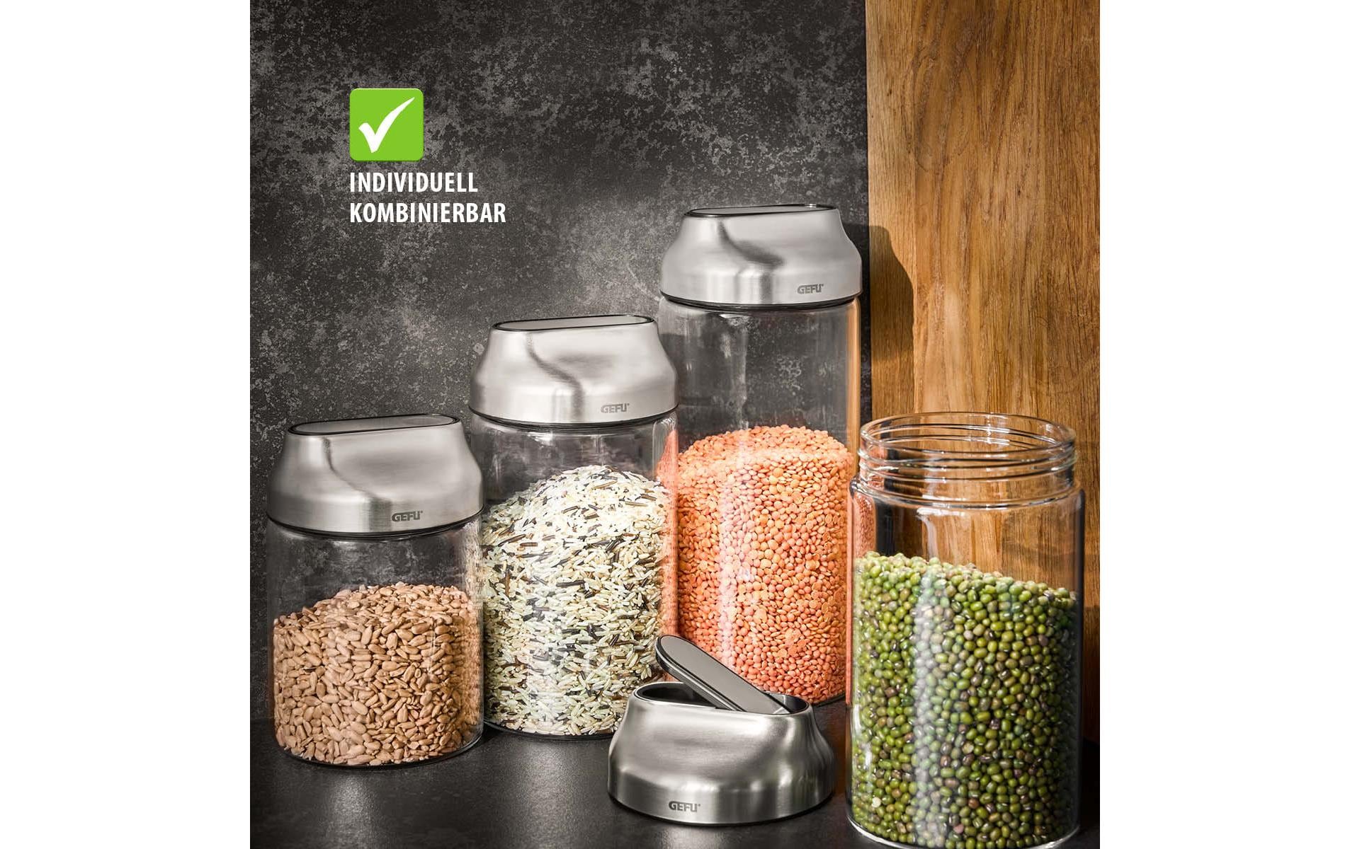 GEFU Vorratsdose Kippo 1 l, Transparent