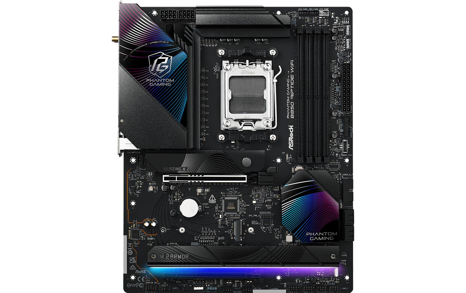 ASRock Mainboard Phantom Gaming B850 Riptide WiFi