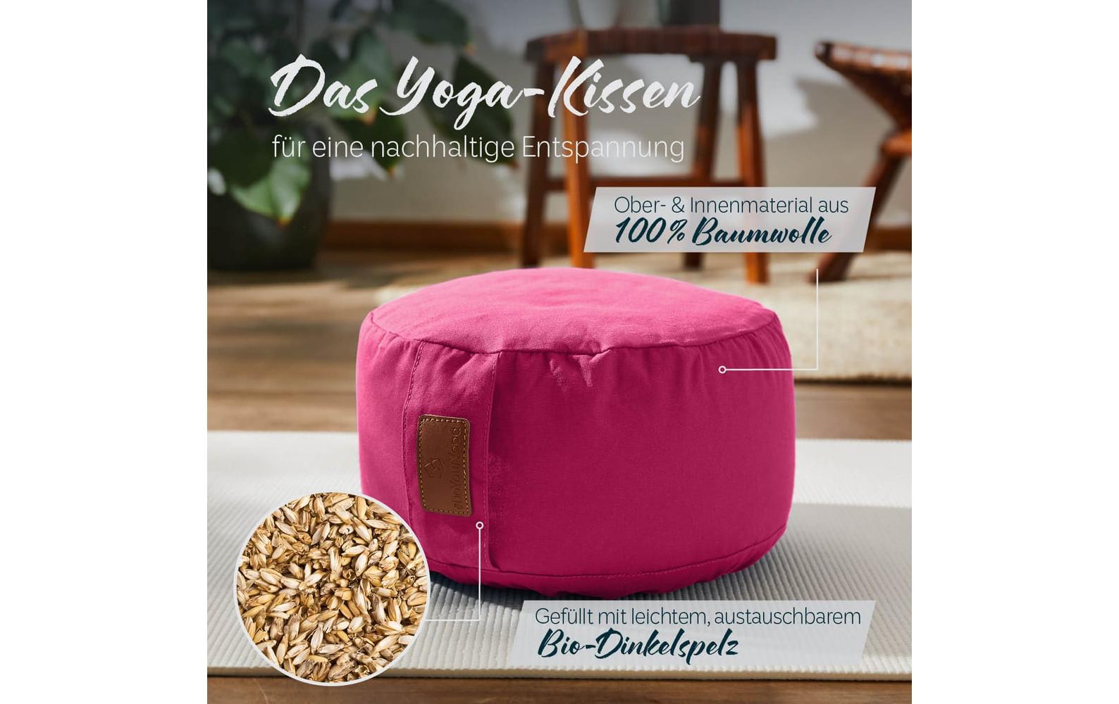 DoYourYoga Yoga-Kissen Vishnu Pink