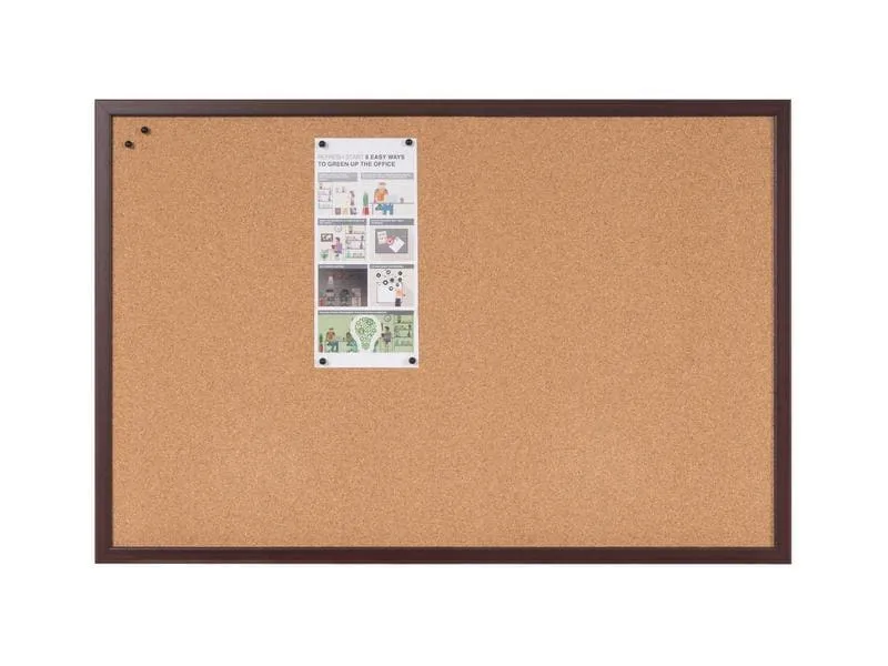Bi-Office Pinnwand Kork Earth-it 90 x 60 cm, Braun Bi-Office Pinnwand Kork Earth-it 90 x 60 cm, Braun