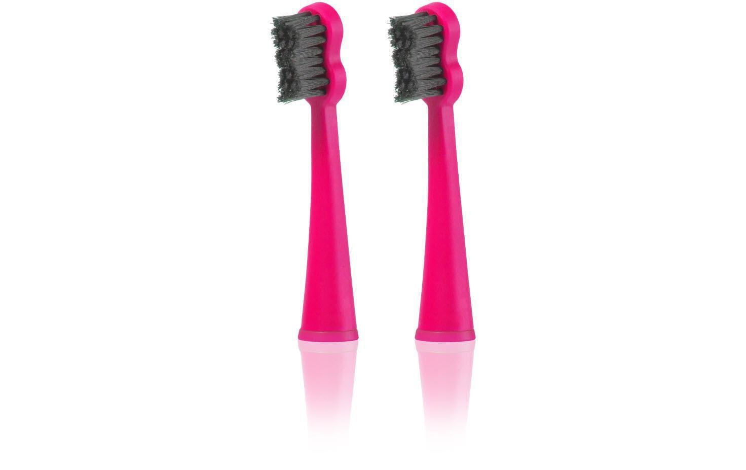 Megasmile Zahnbürstenkopf Pink 2 Stück 2 Stück