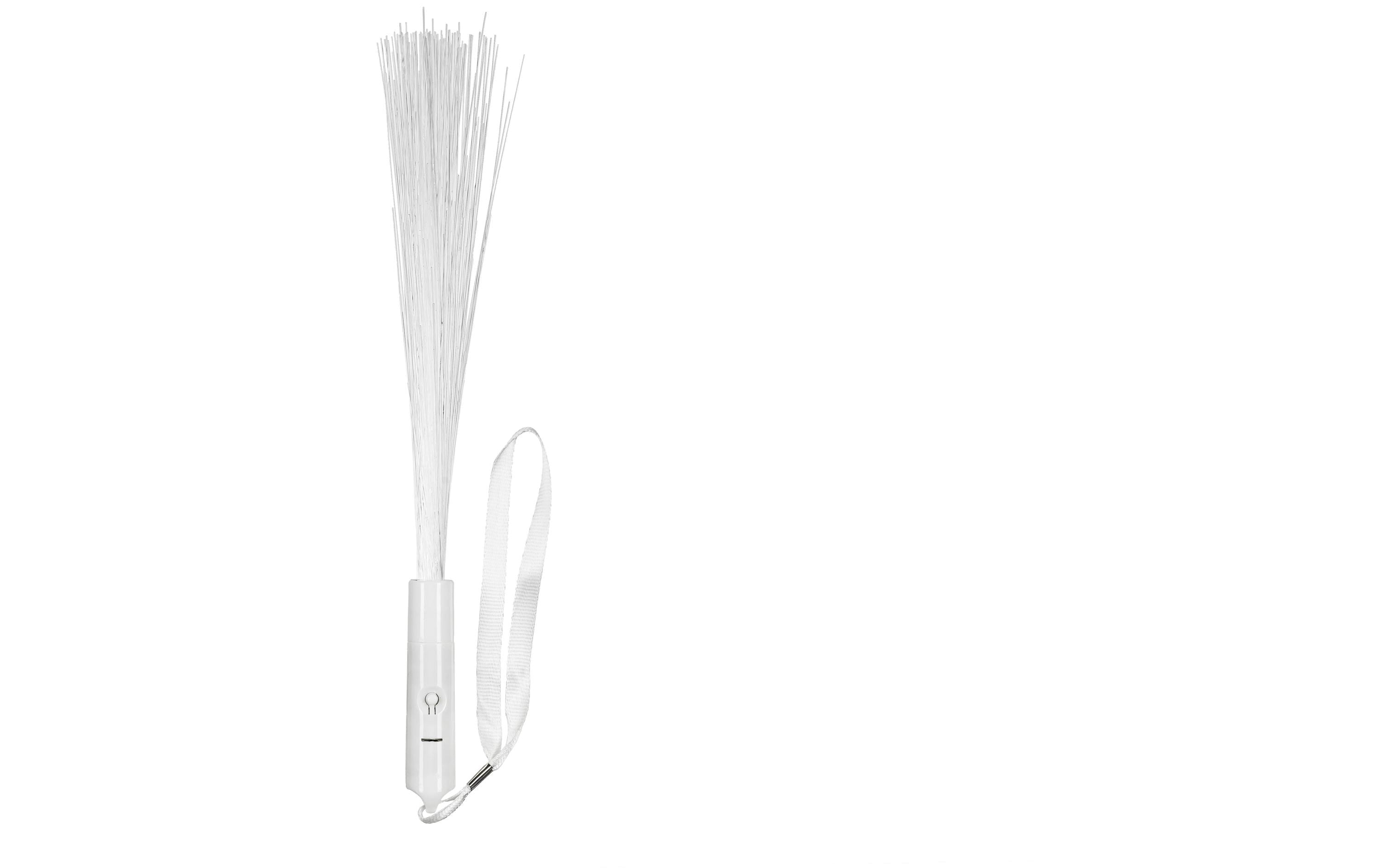 Partydeco LED Stab Glasfaser Weiss, 1 Stk.