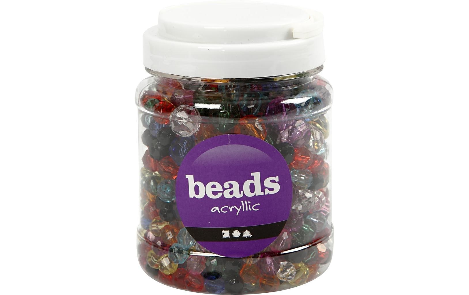 Creativ Company Facettenperlen 500 g, Sortiert Creativ Company Facettenperlen 500 g, Sortiert