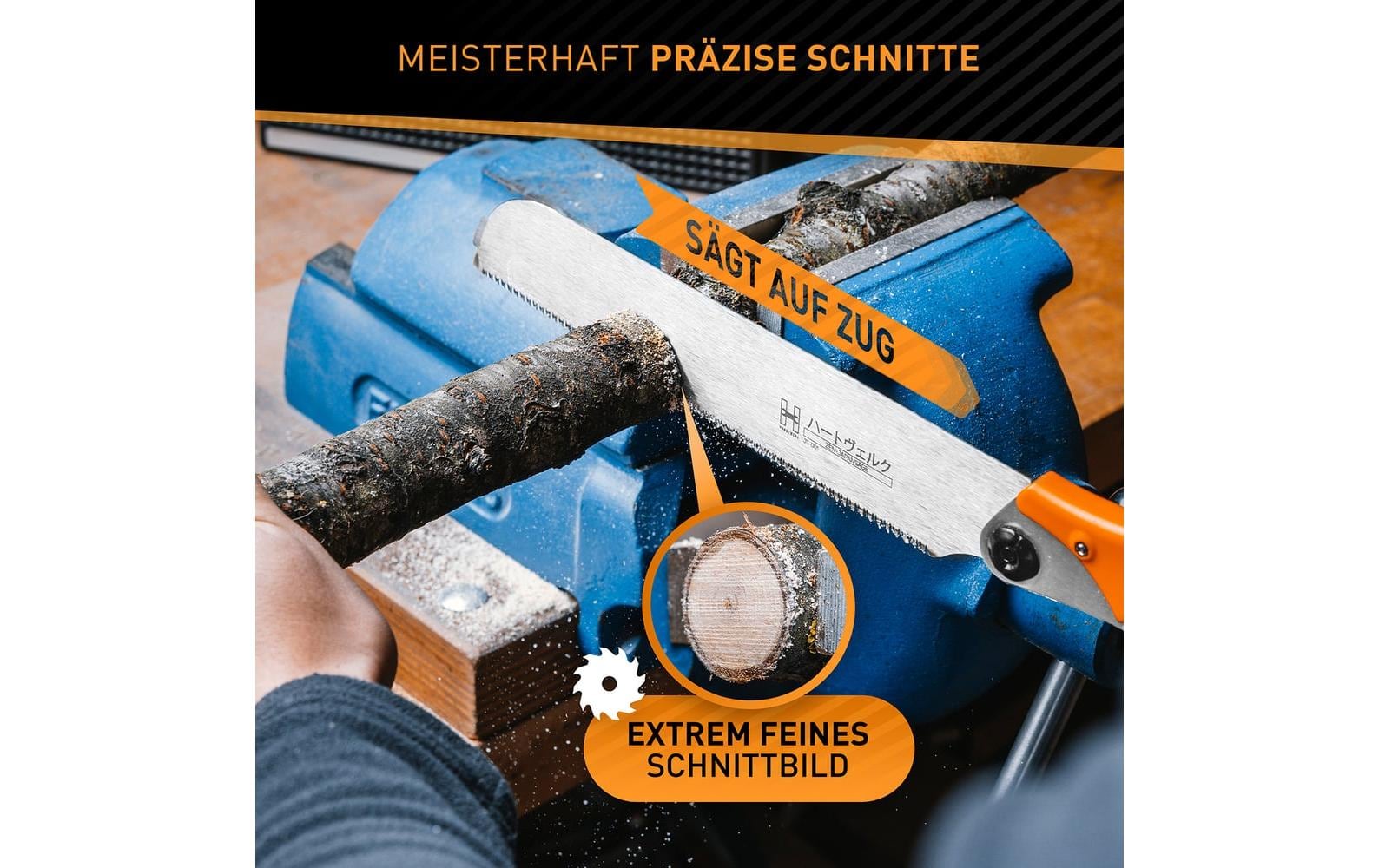 Hardtwerk Sägeblatt für Japansäge Zen 240 mm