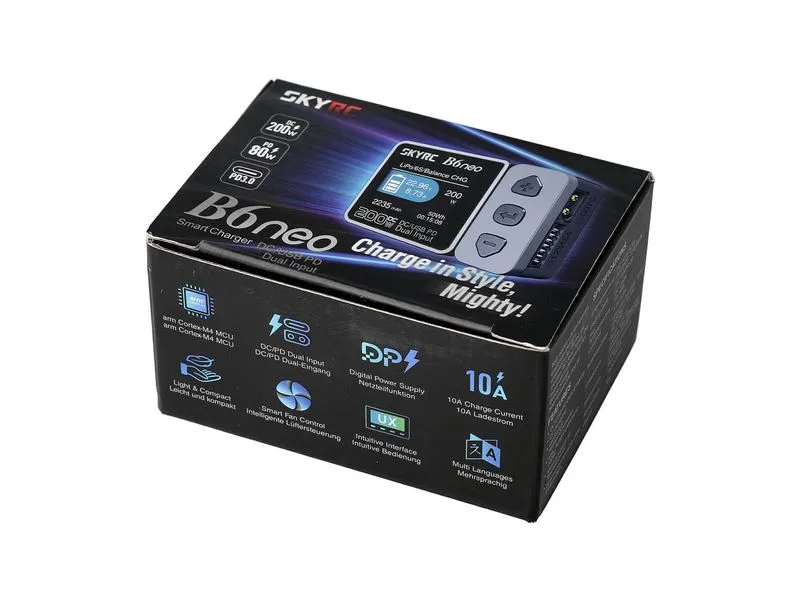SKYRC Ladegerät B6neo, 200W DC, 1-6S Grau SKYRC Ladegerät B6neo, 200W DC, 1-6S Grau