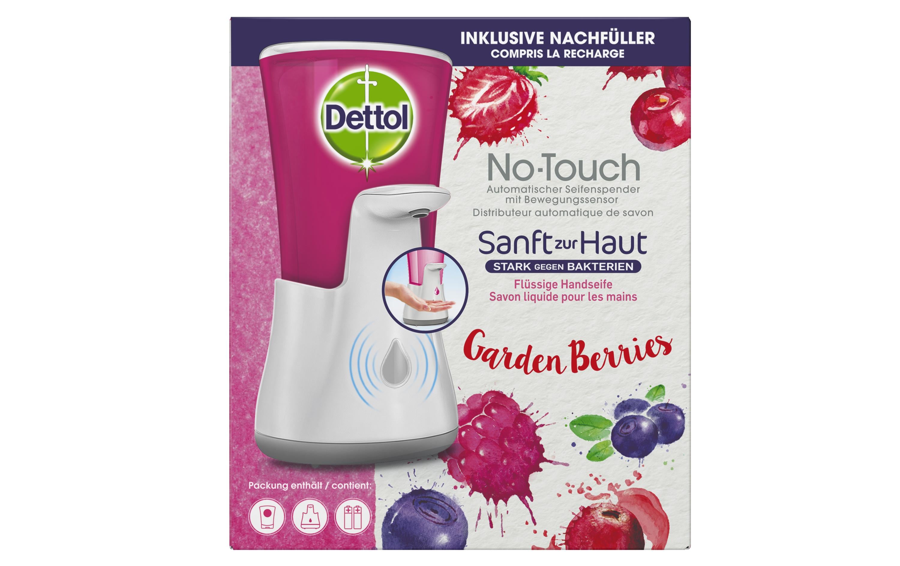 Dettol No-Touch Garden Berries 250 ml Dettol No-Touch Garden Berries 250 ml